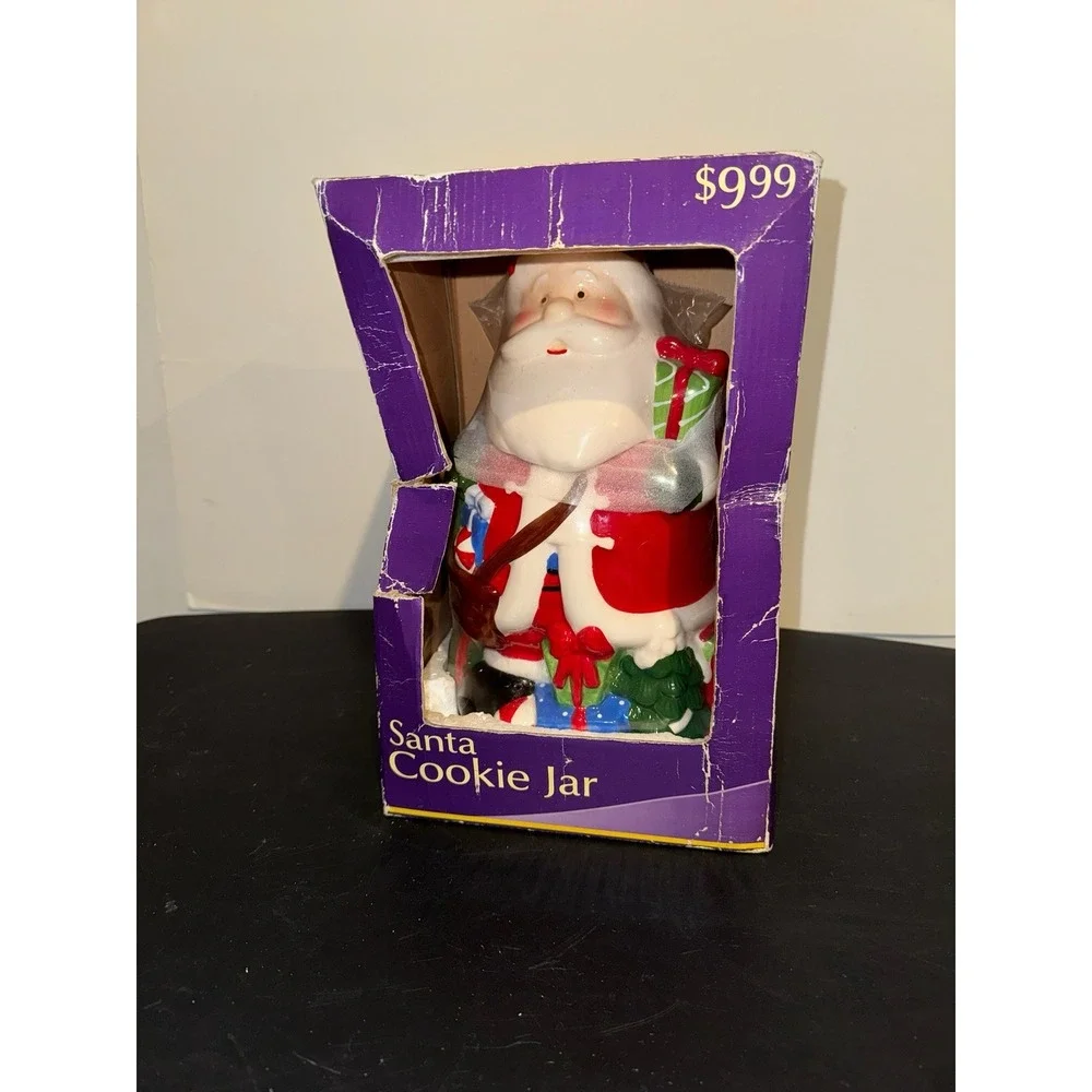 Mr. Christmas ceramic opened cookie